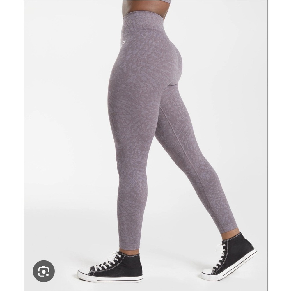 Gymshark Adapt Animal Seamless Leggings Wild Musk Lilac Sz M